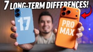 Comparison of iPhone 17 and 17 Pro models highlighting key differences