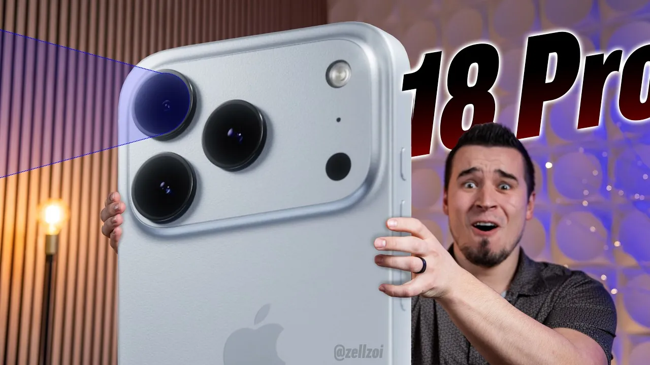 iPhone 18 Pro camera upgrades with 24MP selfies and variable aperture