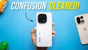 iQOO 15 smartphone showcasing its premium design and build quality