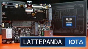 Active cooler and fan assembly on the Intel N150 LattePanda IOTA during stress testing.
