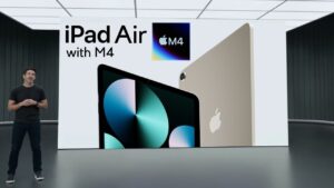 M4 iPad Air showcasing performance upgrades with the M4 chipset