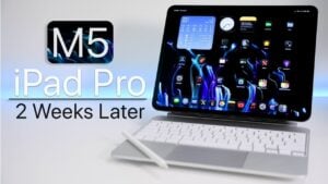 M5 iPad Pro showcasing sleek design and functional features