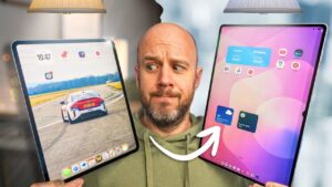 Side-by-side comparison of the M5 iPad Pro and Galaxy Tab S11 Ultra