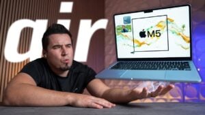 M5 MacBook Air showcasing advanced performance upgrades with the M5 chip
