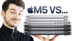 M5 MacBook Pro showcasing enhanced performance and sleek design