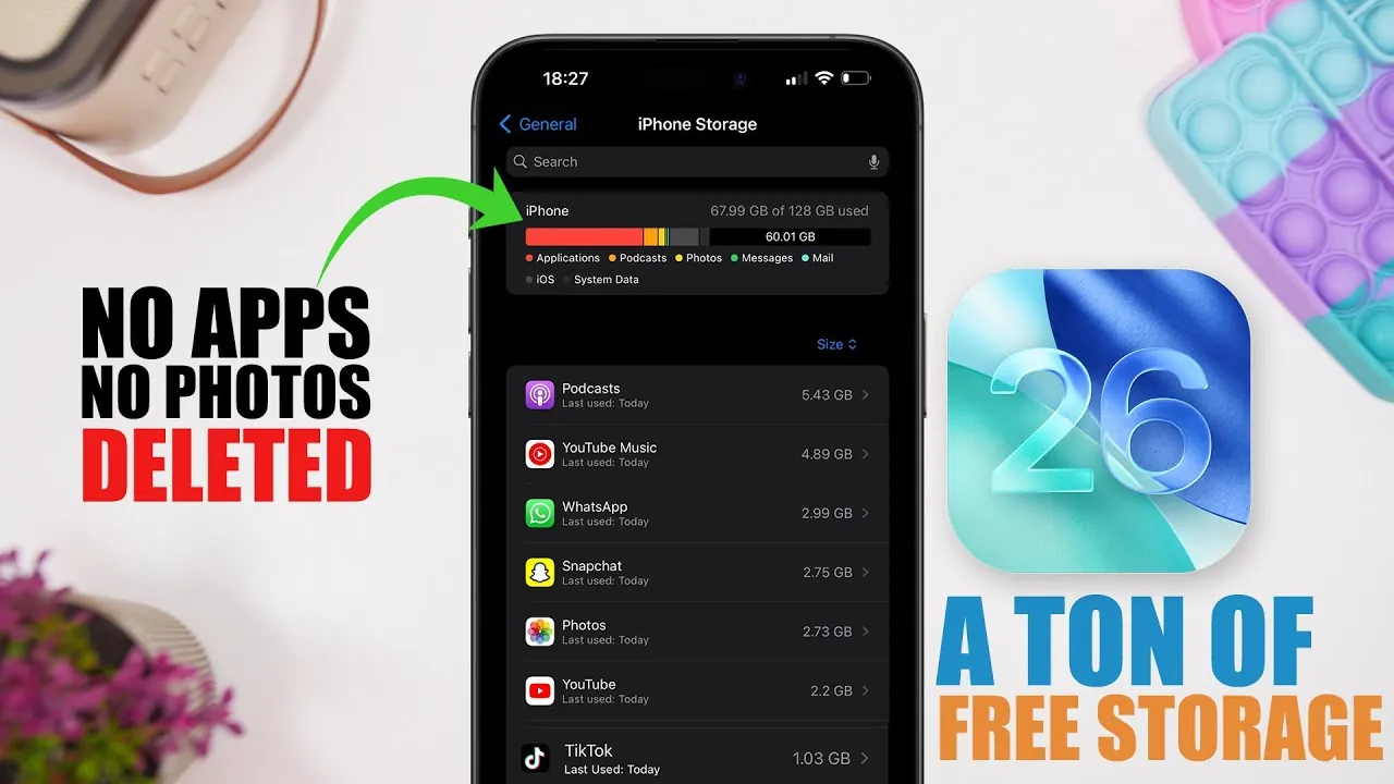 Managing downloaded files in the Files app to optimize iPhone storage