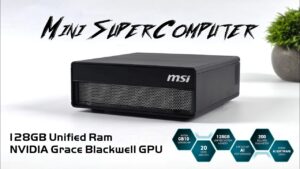 The MSI Expert Edge, a portable supercomputer designed for AI development and gaming