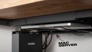 Screenshot of macOS Time Machine set to a network drive for wireless backups