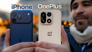 Comparison of OnePlus 15 and iPhone 17 Pro Max smartphones