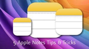 An example of Apple Notes email integration for better workflow management