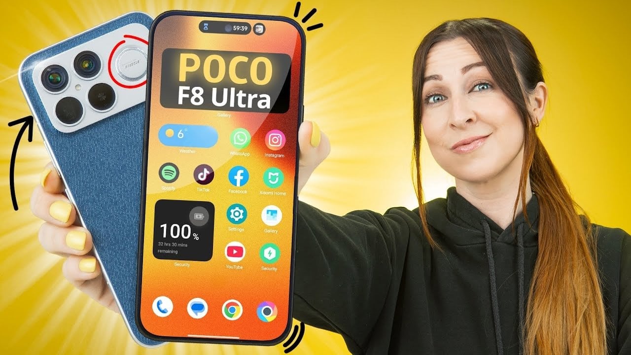Poco F8 Ultra smartphone design
