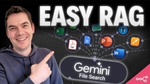 Illustration of when Gemini File Search fits basic use cases versus advanced needs.