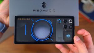Visible liquid cooling system on the REDMAGIC 11 Pro smartphone