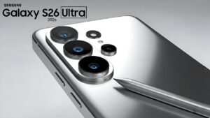 Samsung Galaxy S26 Ultra showcasing its 200MP camera sensor upgrade