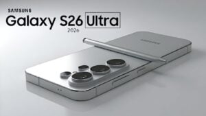 Samsung Galaxy S26 Ultra showcasing its lightweight and sleek design