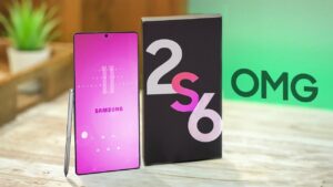Samsung Galaxy S26 Ultra with titanium frame and sleek design