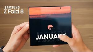 Samsung Galaxy Z Fold 8 showcasing a crease-free foldable display