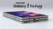 Samsung Galaxy Z Tri-Fold smartphone showcasing its triple-fold display