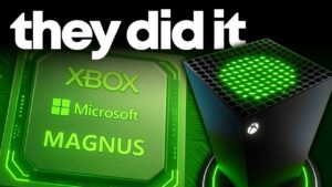 Comparison chart of Xbox Magnus features versus PS5 sales and strategy in 2025