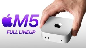 2026 Mac Mini showcasing its compact and sleek design