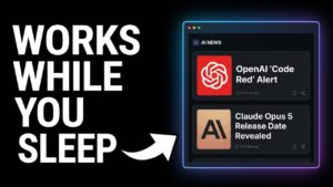 Dashboard displays content fetched by a server running MCP, then turned into readable stories and visuals automatically.