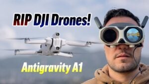 Antigravity A1 drone with 8K 360-degree camera for stunning visuals