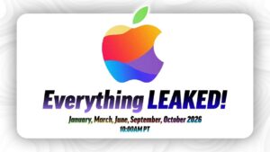 Apple’s 2026 product lineup preview featuring foldable iPhones and AI wearables