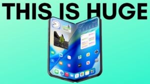Apple’s foldable iPhone showcasing its sleek and durable design