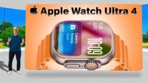 Apple Watch Ultra 4 showcasing its slimmer design and larger display