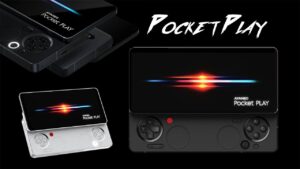 Side view shows thin profile with shoulder and trigger buttons, hinting at comfort during long play sessions.