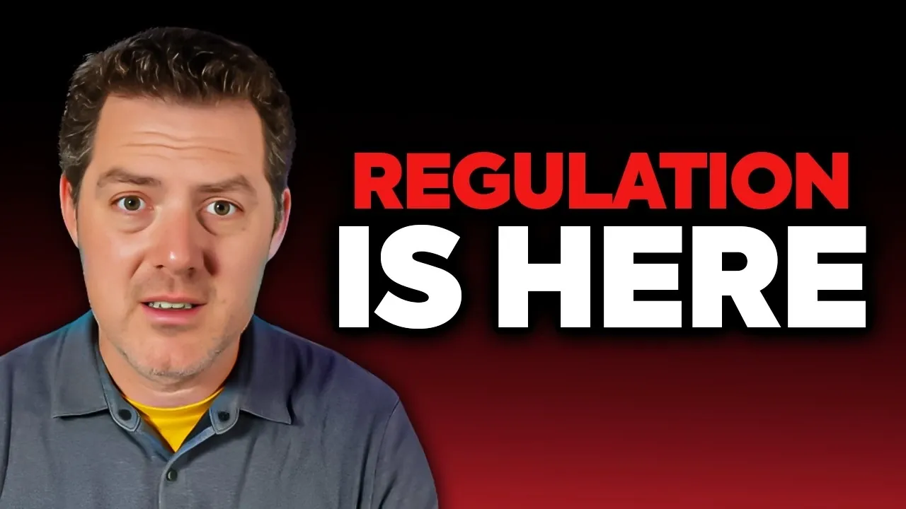 Diagram comparing one national AI policy against 50 state laws, highlighting cost and time pressures for startups.