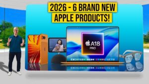 Foldable iPhone 2026 showcasing dual displays and compact design