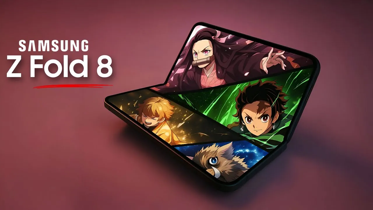 Samsung Galaxy Z Fold 8 with a book-style foldable design for enhanced usability