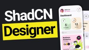 ShadCN component presets applied in a React project, showing consistent styles and accessible buttons across a clean layout.