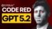 Visual comparing GPT-5.2 Garlic against Gemini 3, highlighting rumored gains in math reasoning and academic problem solving.