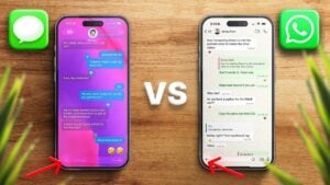Comparison of iMessage and WhatsApp features and compatibility