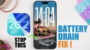 Guide to fixing iOS 26.2 battery drain issues on iPhone