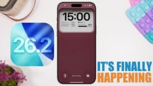 iOS 26.2 update showcasing improved battery life and extended usage