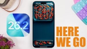 iOS 26.2 update focusing on performance and battery improvements