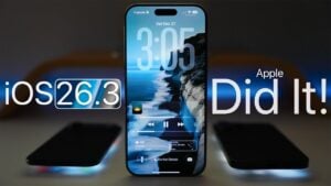 iOS 26.3 Beta 1 showcasing new features and updates