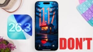 iOS 26.3 beta 1 update showing new features and bugs