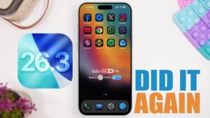 iOS 26.3 beta showcasing new features and updates for Apple users