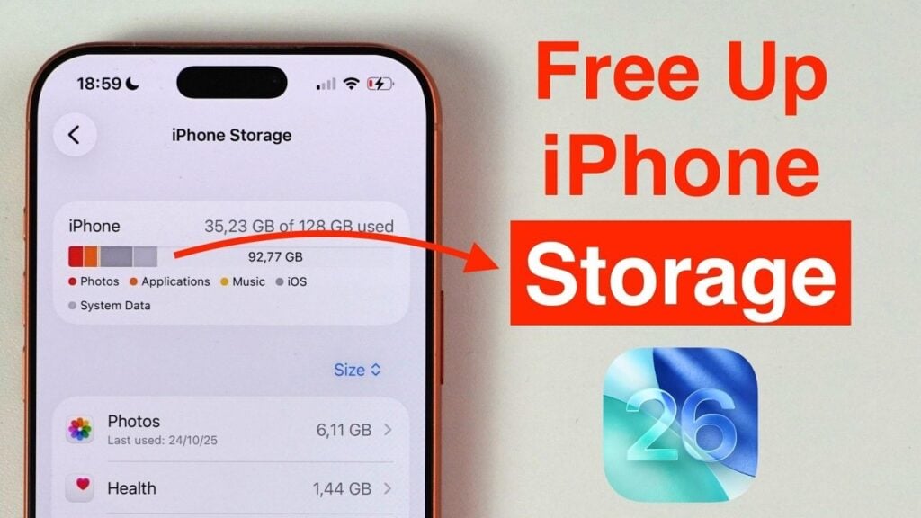 How to Free Up iPhone Storage Using iOS 26 - Geeky Gadgets