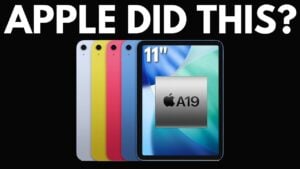 iPad 12th Gen showcasing its A19 chipset for enhanced performance