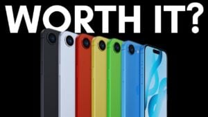 iPhone 17e showcasing its sleek design and Dynamic Island feature