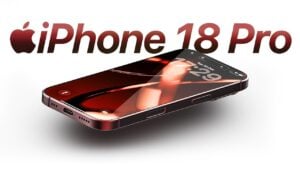 iPhone 18 Pro Max with transparent back design showcasing internal hardware