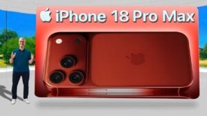 Under-screen Face ID technology on the iPhone 18 Pro Max for a seamless display
