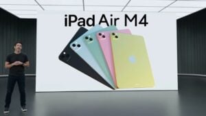 M4 iPad Air showcasing its upgraded performance and sleek design
