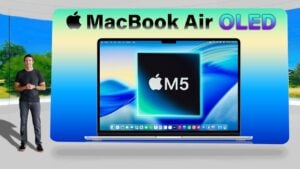 MacBook Air M5 showcasing its sleek design and upgraded performance