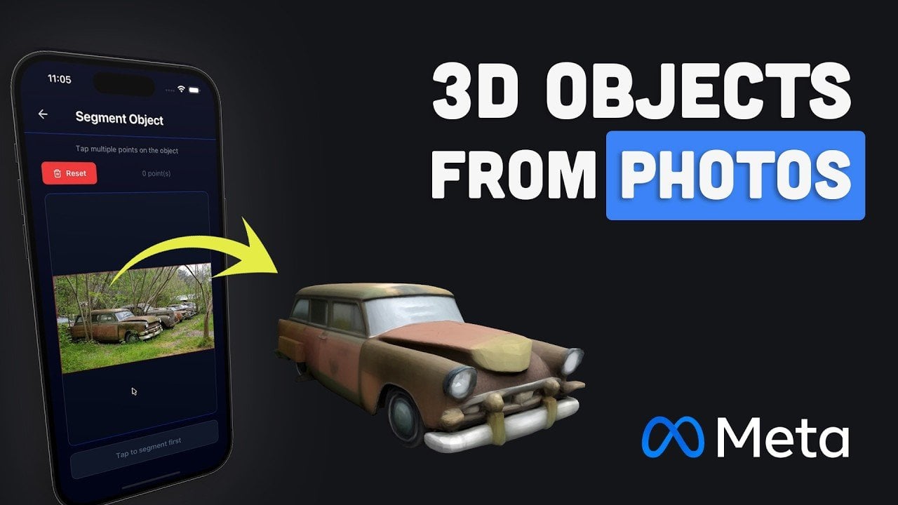 geeky-gadgets.com - Julian Horsey - Turn Any Photo into a 3D Model with SAM 3D : From One Snapshot to Shareable Mesh